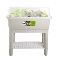 noa grow table warm grey